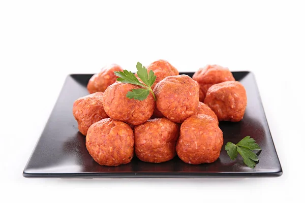 Fresh raw meatballs — Stock Photo, Image