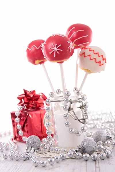 Christmas cake pops — Stock Photo, Image