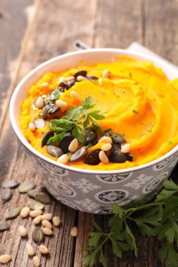 havuç ve kabak püresi