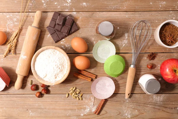 Bakning ingredienser — Stockfoto
