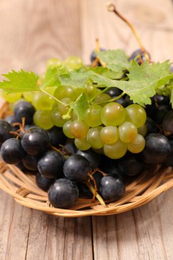 Kırmızı ve siyah üzüm