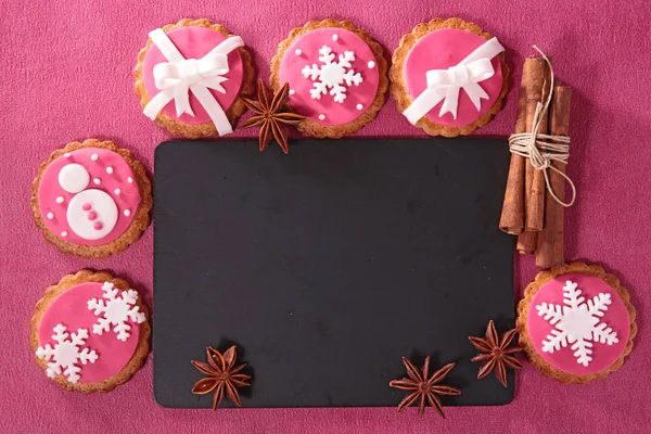 Lebkuchen zu Weihnachten — Stockfoto