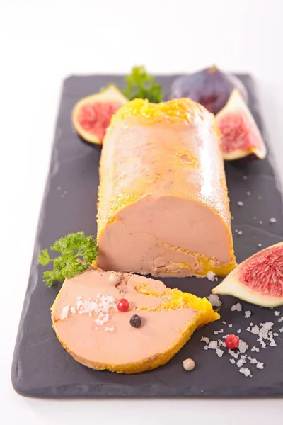 Foie gras i figi — Zdjęcie stockowe