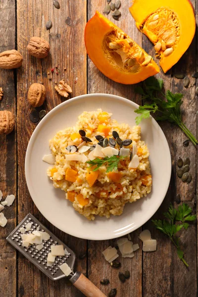 Risoto de abóbora na chapa — Fotografia de Stock