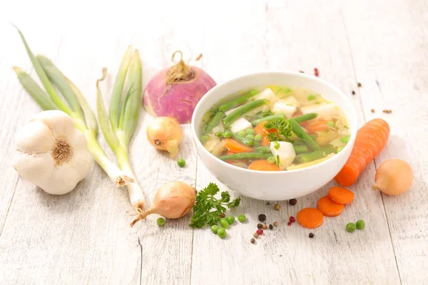 野菜のスープ表 — ストック写真