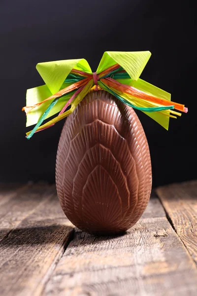 Huevo Chocolate Fiesta Pascua —  Fotos de Stock