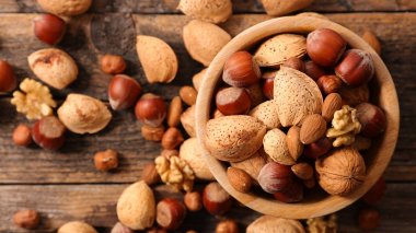 karışık Kuruyemiş yığını