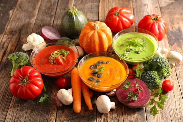 Sopa de legumes variados — Fotografia de Stock