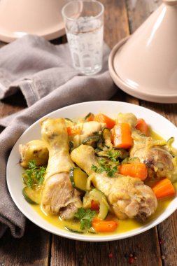 tavuk, kabak ve havuç