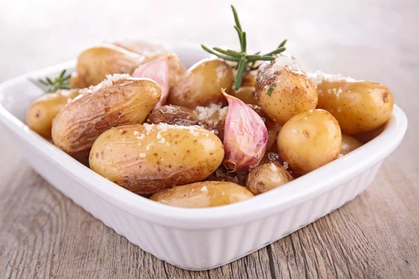 Bratkartoffeln Und Gewürze Nahsicht — Stockfoto