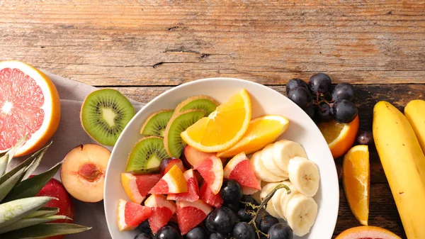 Zdrowe Odżywianie Inne Świeże Owoce Bliska Zobacz — Zdjęcie stockowe
