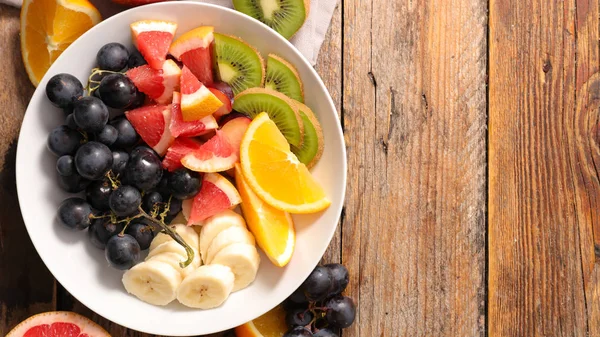 Gesunde Ernährung Verschiedene Frische Früchte Nahsicht — Stockfoto