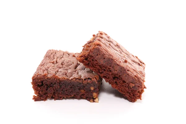 Delicioso Brownie Chocolate Casero —  Fotos de Stock