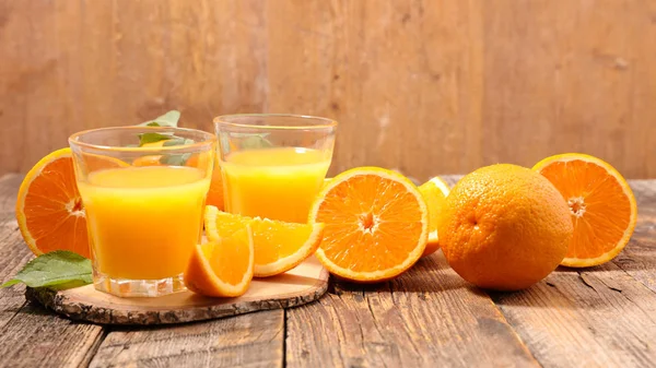 Nybakade Squized Orange Juice — Stockfoto