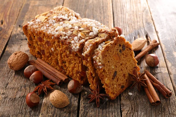 Ottenuto Deliziosa Torta Pan Zenzero Con Spezie — Foto Stock