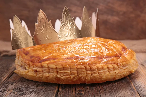 Weihnachtskuchen Galette Des Rois — Stockfoto