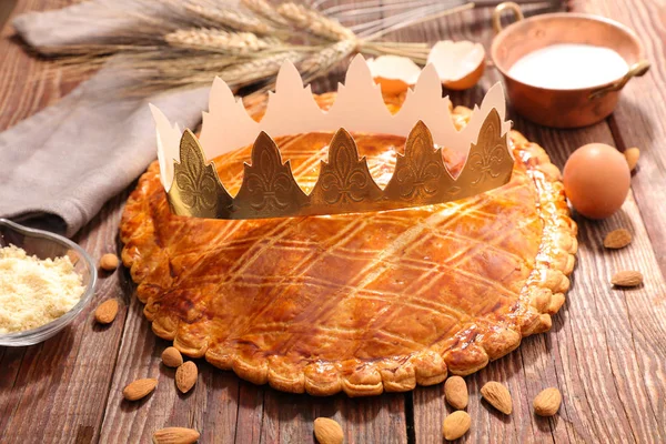 Karácsonyi Torta Galette Des Rois — Stock Fotó