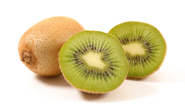 Kiwi Aislado Sobre Fondo Blanco — Foto de Stock