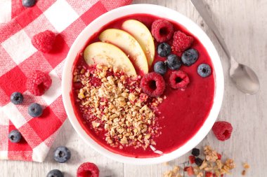  güler yüzlü ve müsli kase