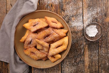 Fransız bugne, karnaval için pasta