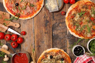 ev yapımı pizza yelpazesi