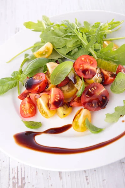 Tomatsalat Saus Nærheten – stockfoto