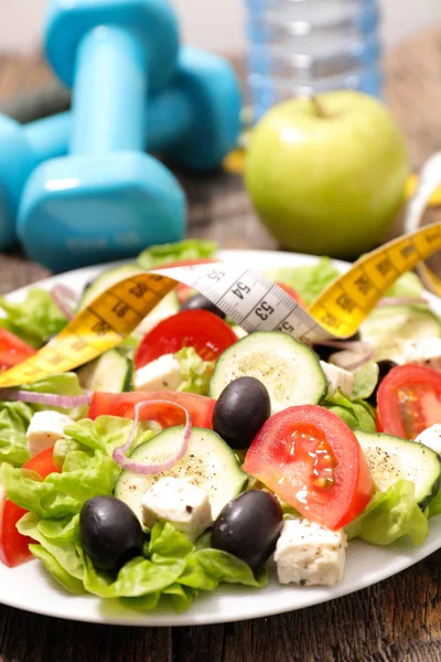 Egészséges Táplálkozás Koncepció Növényi Saláta — Stock Fotó