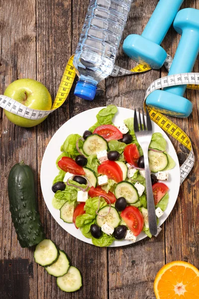 Concept Alimentație Sănătoasă Salată Legume — Fotografie, imagine de stoc