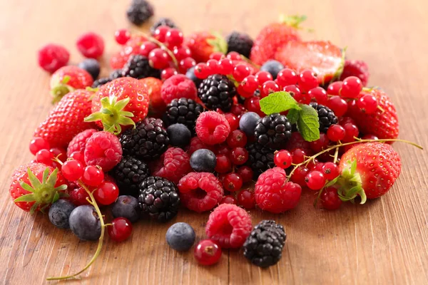 Assorted Berry Fruit Close Shot — Stock Photo, Image