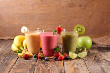 çeşitli meyve yüzlü yakın atış