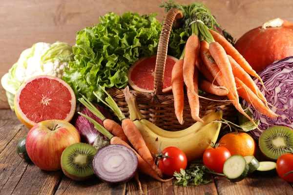 Assorted Fruit Vegetable — Stock Photo, Image