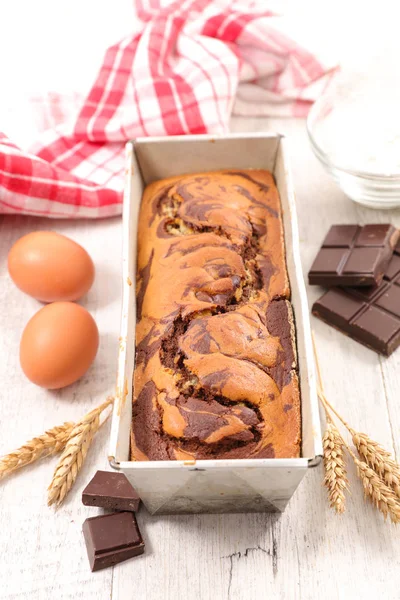 Домашний Изысканный Шоколадный Торт — стоковое фото
