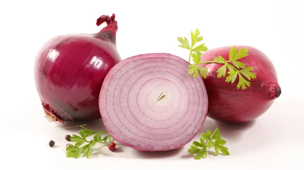 Onion Bulb Clove Isolated White Background — Stock Photo, Image