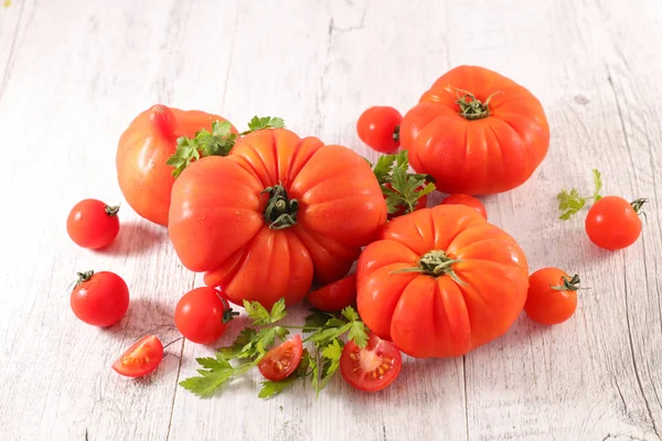 Assorted Variety Tomato Leaf — Stock Photo, Image