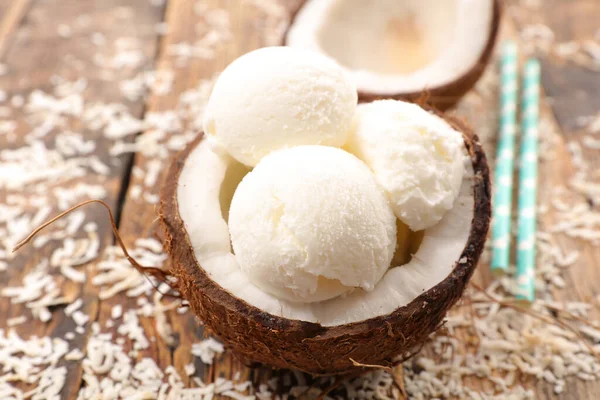 Helado Coco Tazón Coco — Foto de Stock