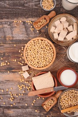 soya fasulyesi, soya sütü, soya eti, tofu çeşitleri