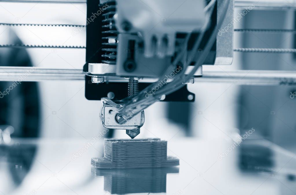 3d printer mechanism working yelement design of the device during the processes.