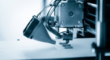 Elektronik üç boyutlu plastik yazıcı iş, 3d pr sırasında