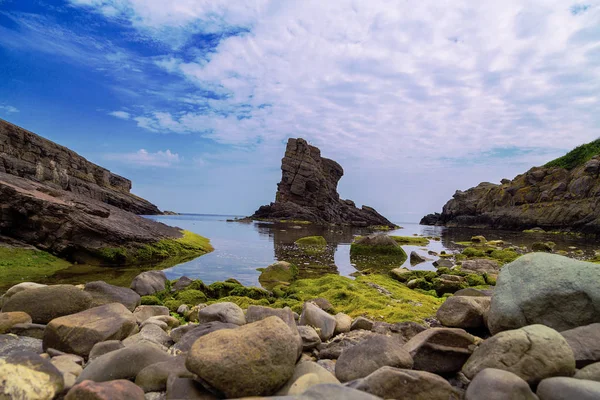 Rock formation "The ships " Sinemorets village, Black Sea, Bulga — Stock Photo, Image