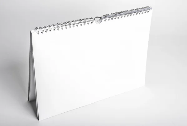 Maquete calendário branco — Fotografia de Stock