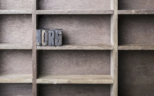 Wooden Letter .org — Stock fotografie