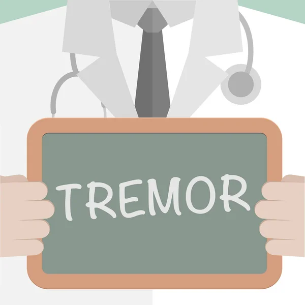 Медицинский совет Тремор — стоковый вектор