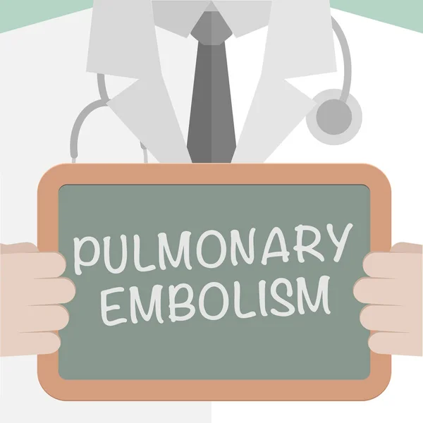 Junta de embolismo pulmonar — Vector de stock