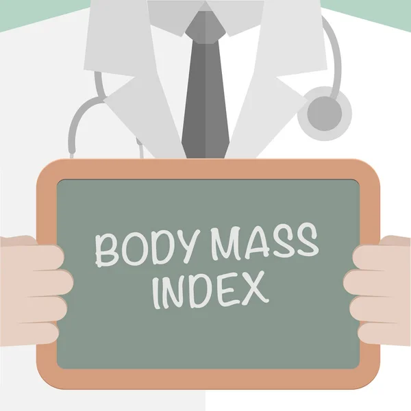 Bordo medico BMI — Vettoriale Stock