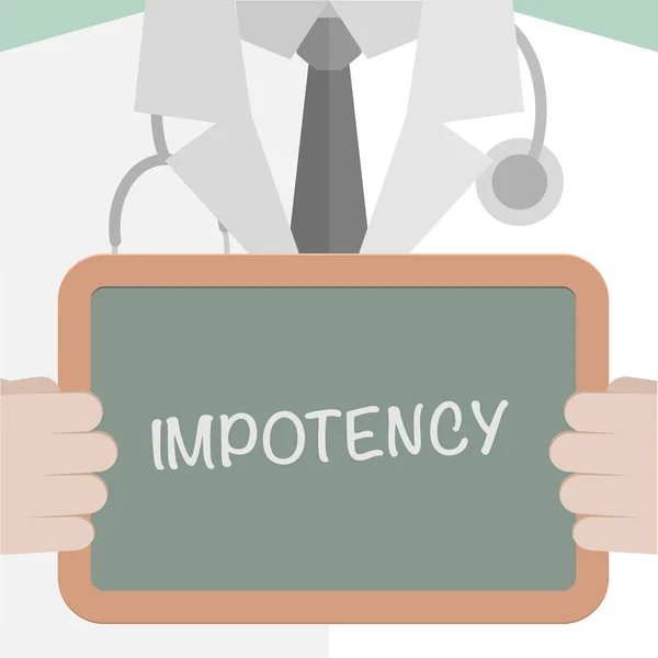 Medical Board Impotency — Stock Vector