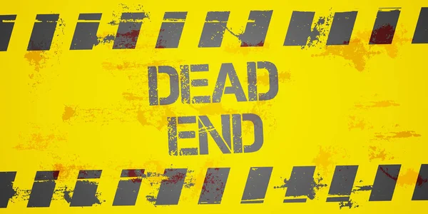 Dead End Background — Stock Vector