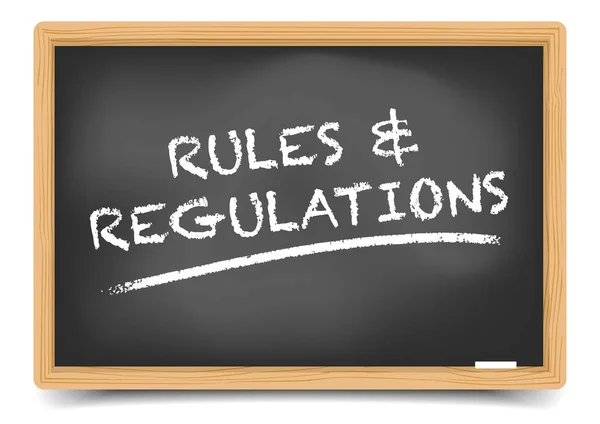 Rules And Regulations — Stock Vector