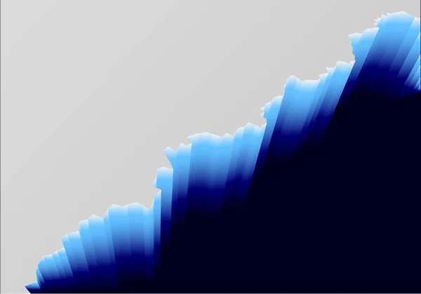 Diepe klif ijs — Stockvector
