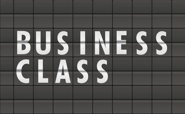 Klasa biznes deska lotu — Wektor stockowy
