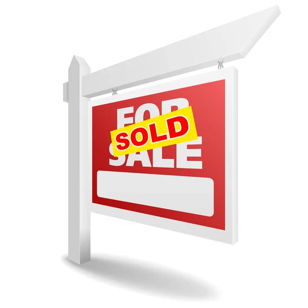 Real Estate Sold — Stock Vector